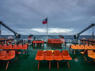 Ferry, Quellón, Chile